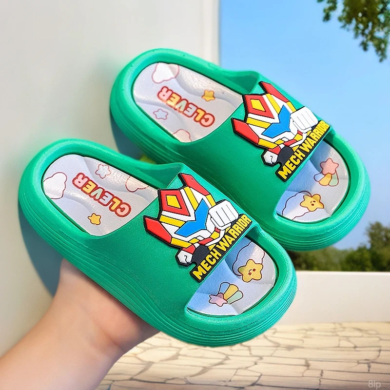 儿童拖鞋男童夏季2025新款PVC洗澡防滑室内家居户外小孩男凉防臭