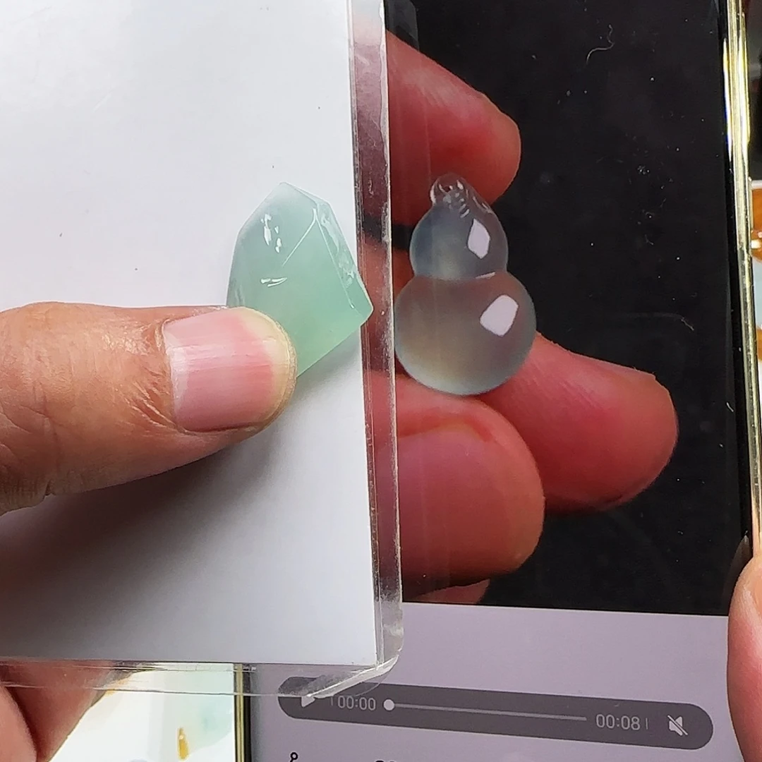 定制翡翠未镶嵌缅甸天然A货翡翠含老师工艺