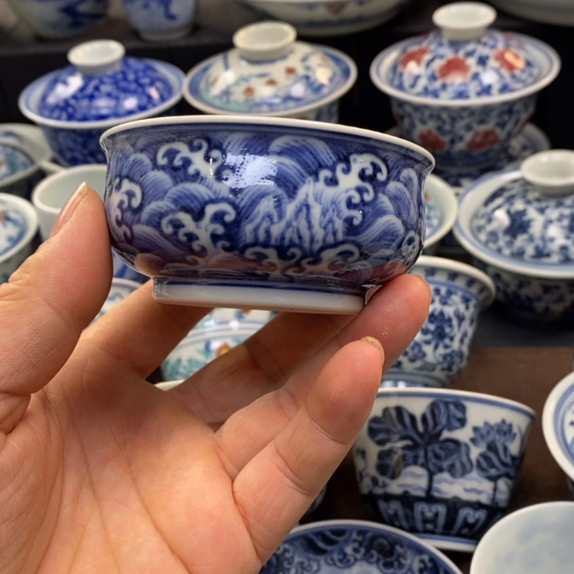 【闪购商品】娄**下景德镇柴窑主人杯