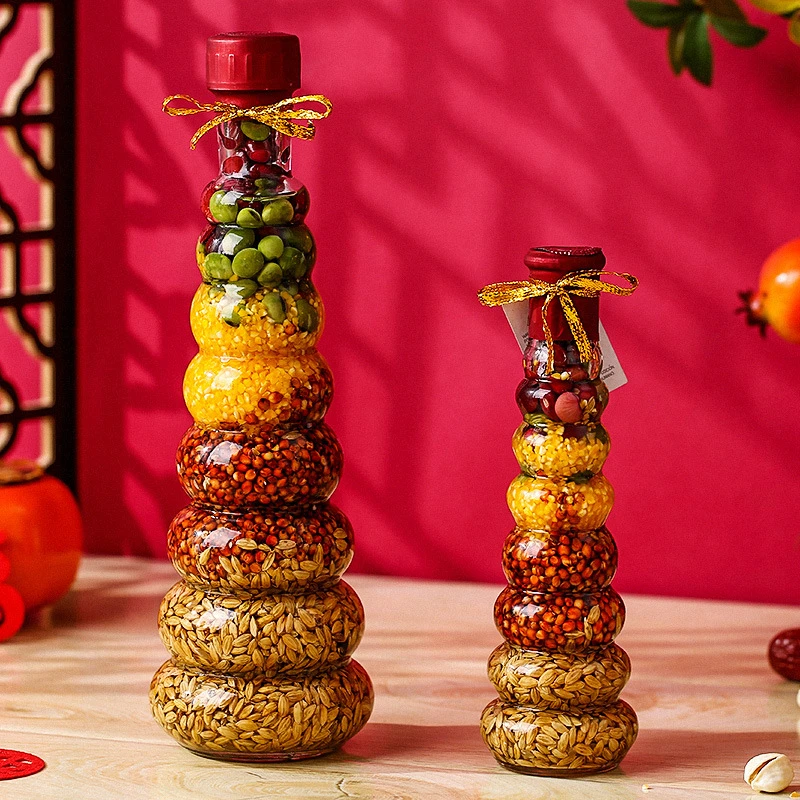 乔迁之喜装饰五谷丰登客厅酒柜摆件新居礼品入宅搬家仪式布置用品