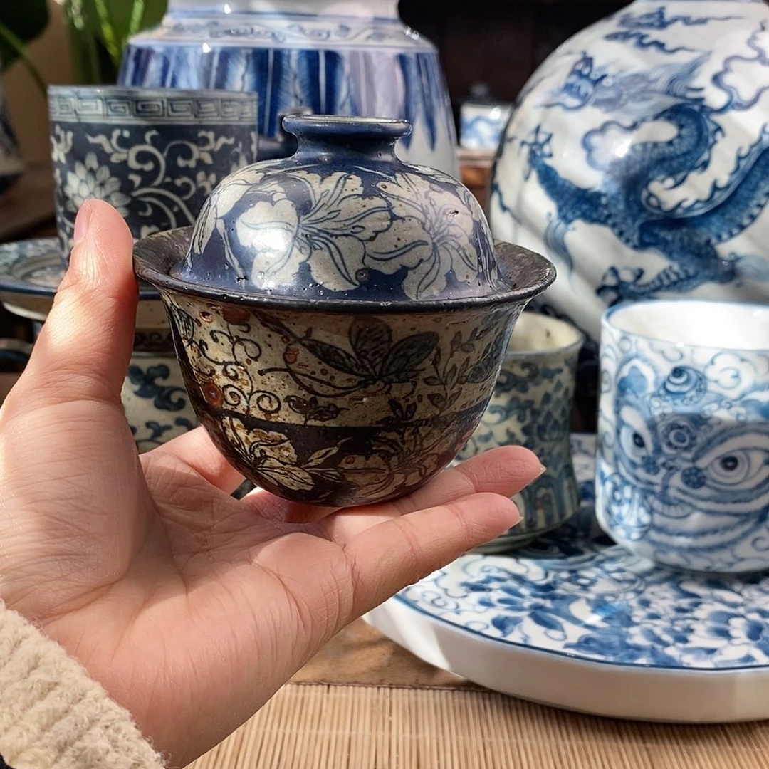 七*笙手工手绘青花陶瓷