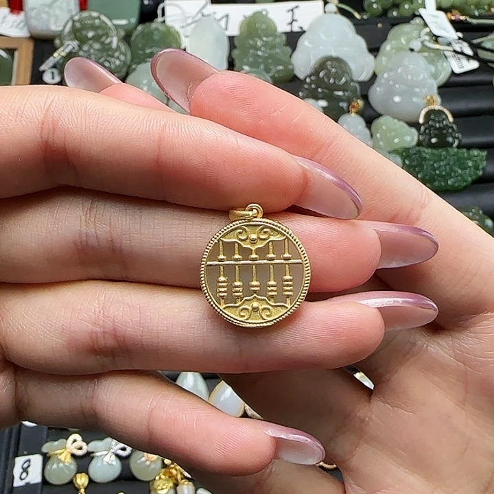 和田玉银S925镶嵌颈饰