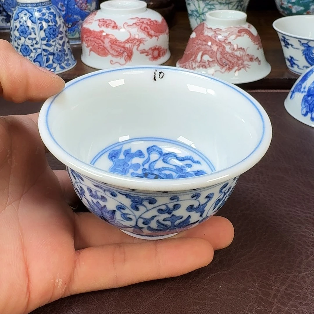 瓷片现代景德镇陶瓷手绘茶具