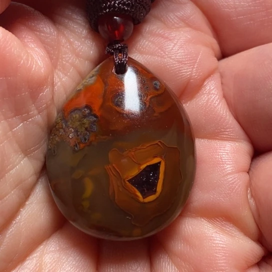 玛瑙/玉髓吊坠未镶嵌用****6