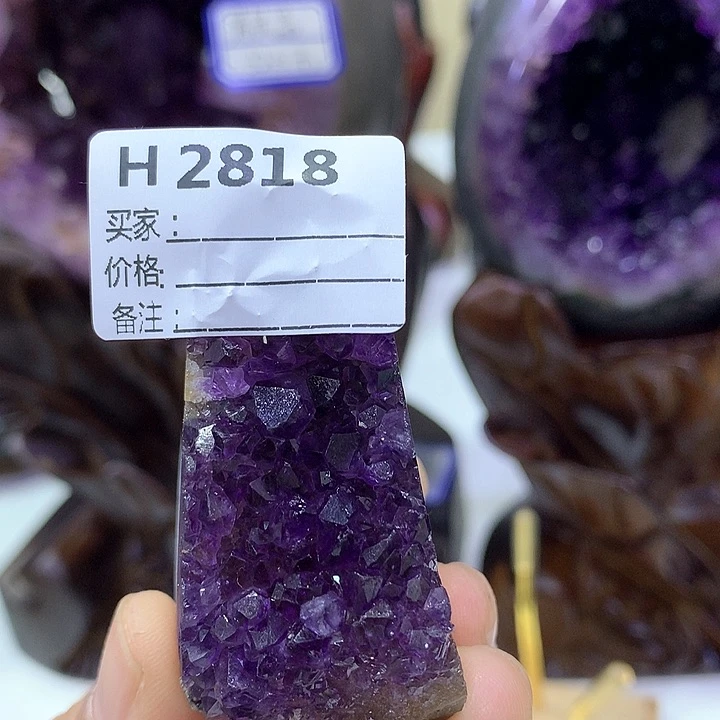 紫晶摆件未镶嵌摆件2818