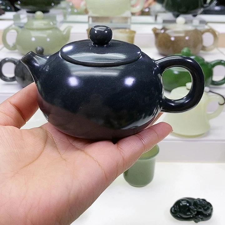 未镶嵌和田玉挂件茶壶