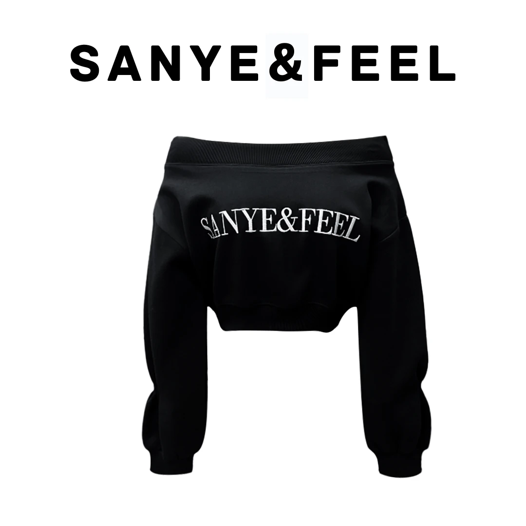 大妍力推【时尚一字肩】51130春季新款一字肩上衣QS