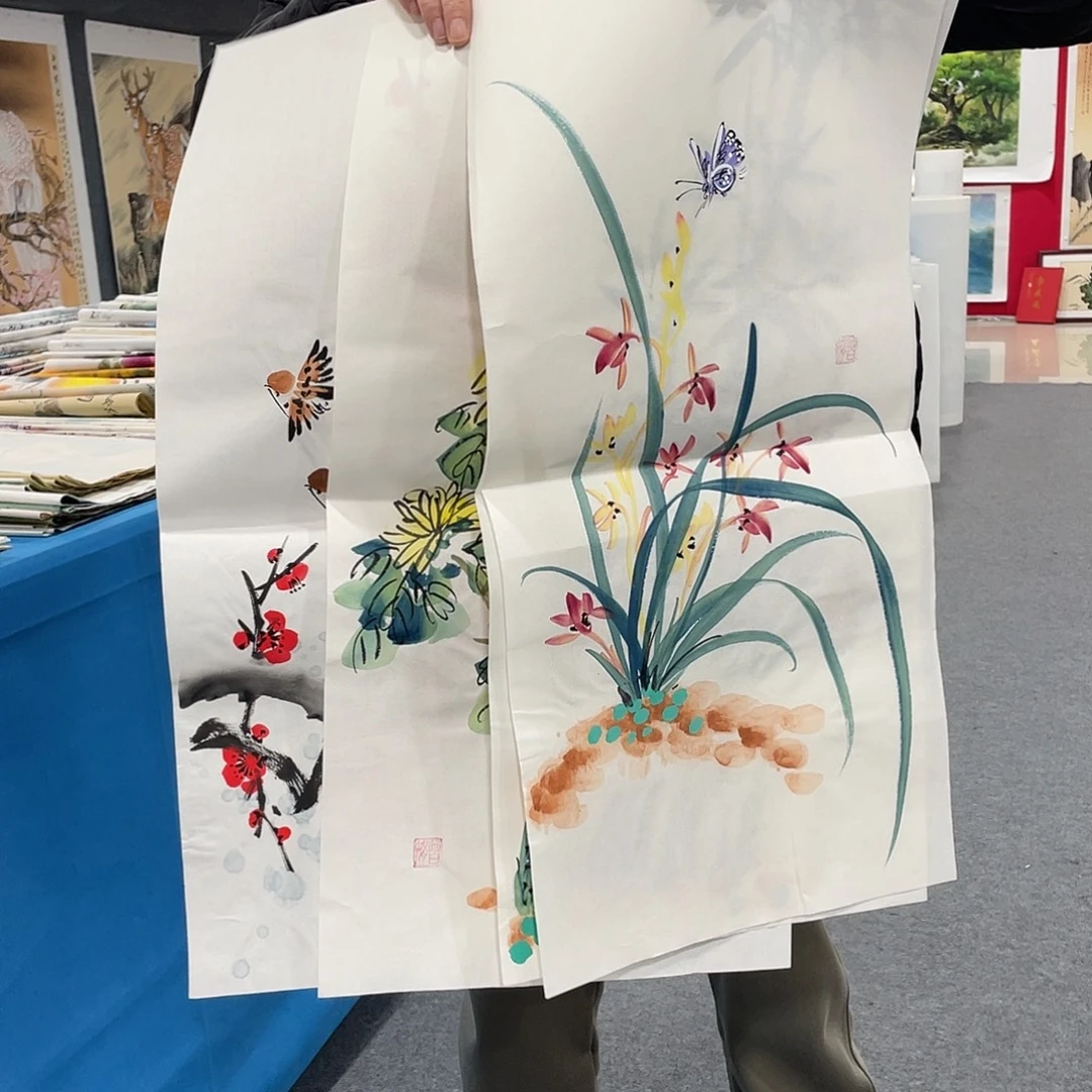 国画今天早上国画作品