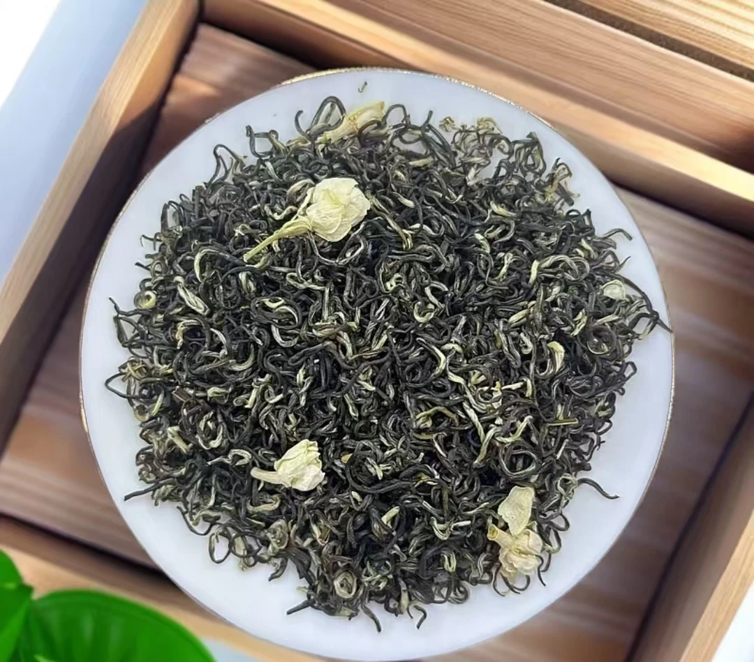2025年新茉莉花茶[精品飘雪]小叶浓香耐泡茶茉莉飘雪