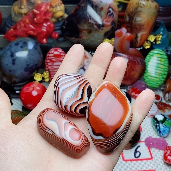 青***玉玛瑙/玉髓合金吊坠