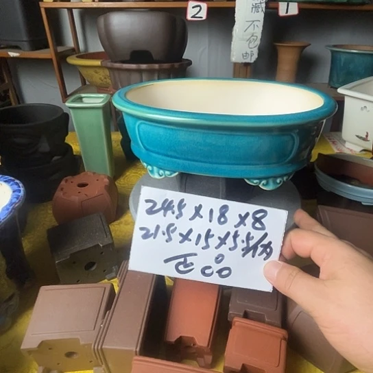 宜兴紫砂花盆一个