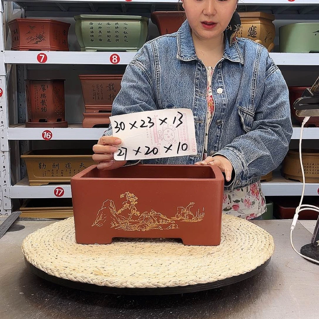 紫砂花盆紫砂花盆