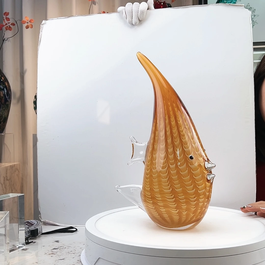 茶盏琉璃水晶摆件