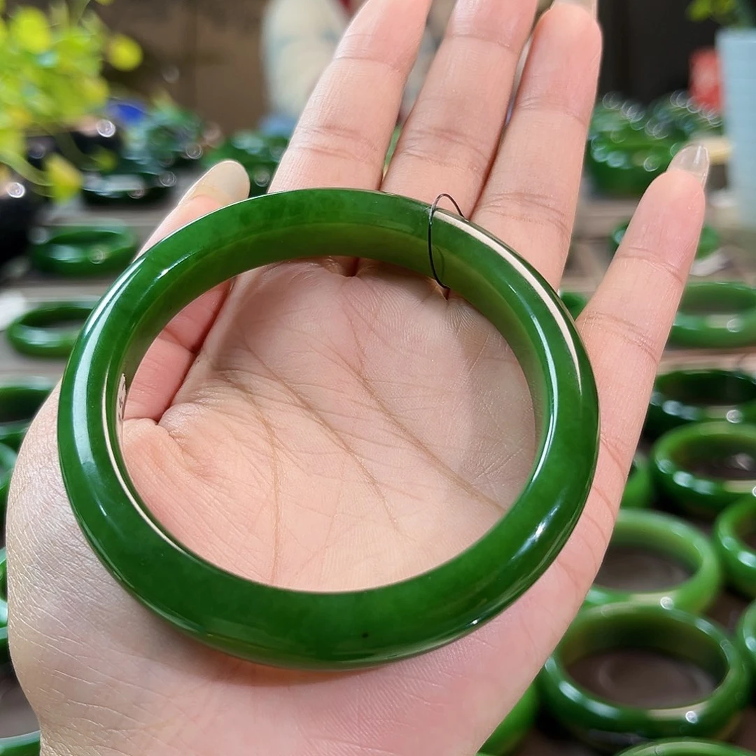 未镶嵌手镯和田玉（碧玉）6061