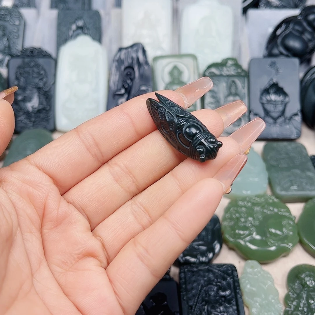 和田玉颈饰未镶嵌恒**数