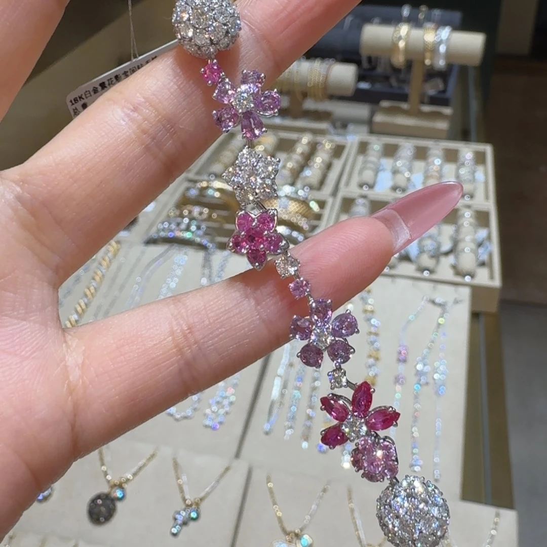 钻石手链18K金镶嵌