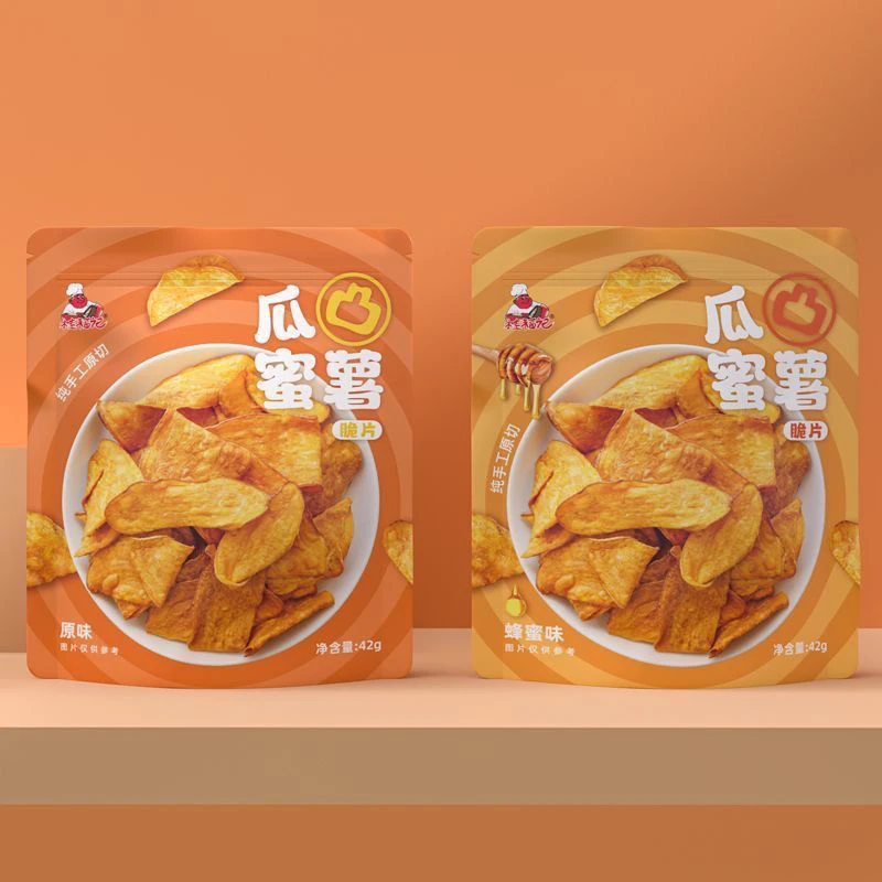 【直播对对碰】瓜凸薯仔 香脆蜜薯蜂蜜味红薯片 办公室解馋下午茶