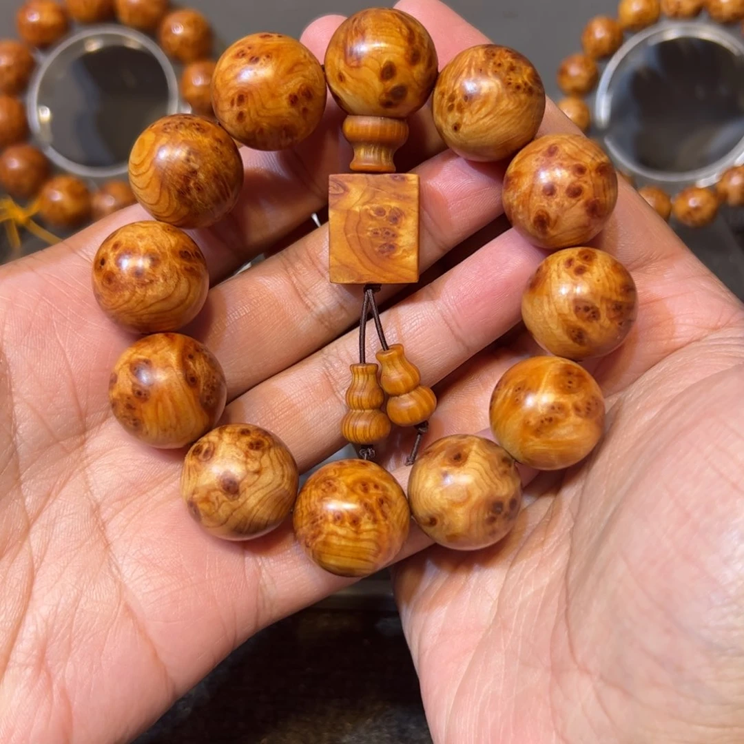 柏木（崖柏）手串/手链2.0陈化红油入门级瘤疤手串