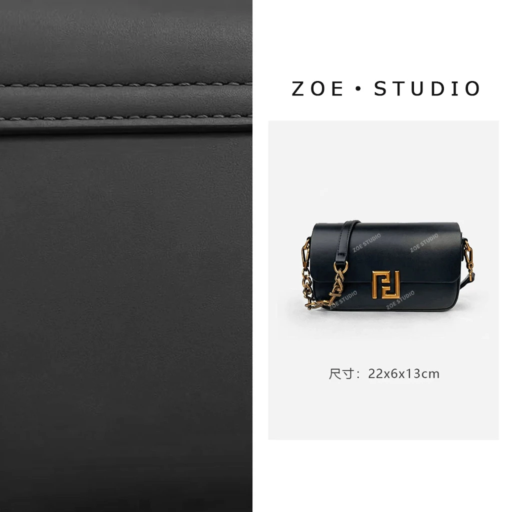 【佐伊甄选】GQ-24872-黑色(预)时尚女士小众秋冬小方包网红洋气