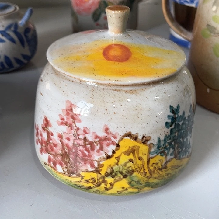 不锈钢景德镇釉下手绘陶瓷