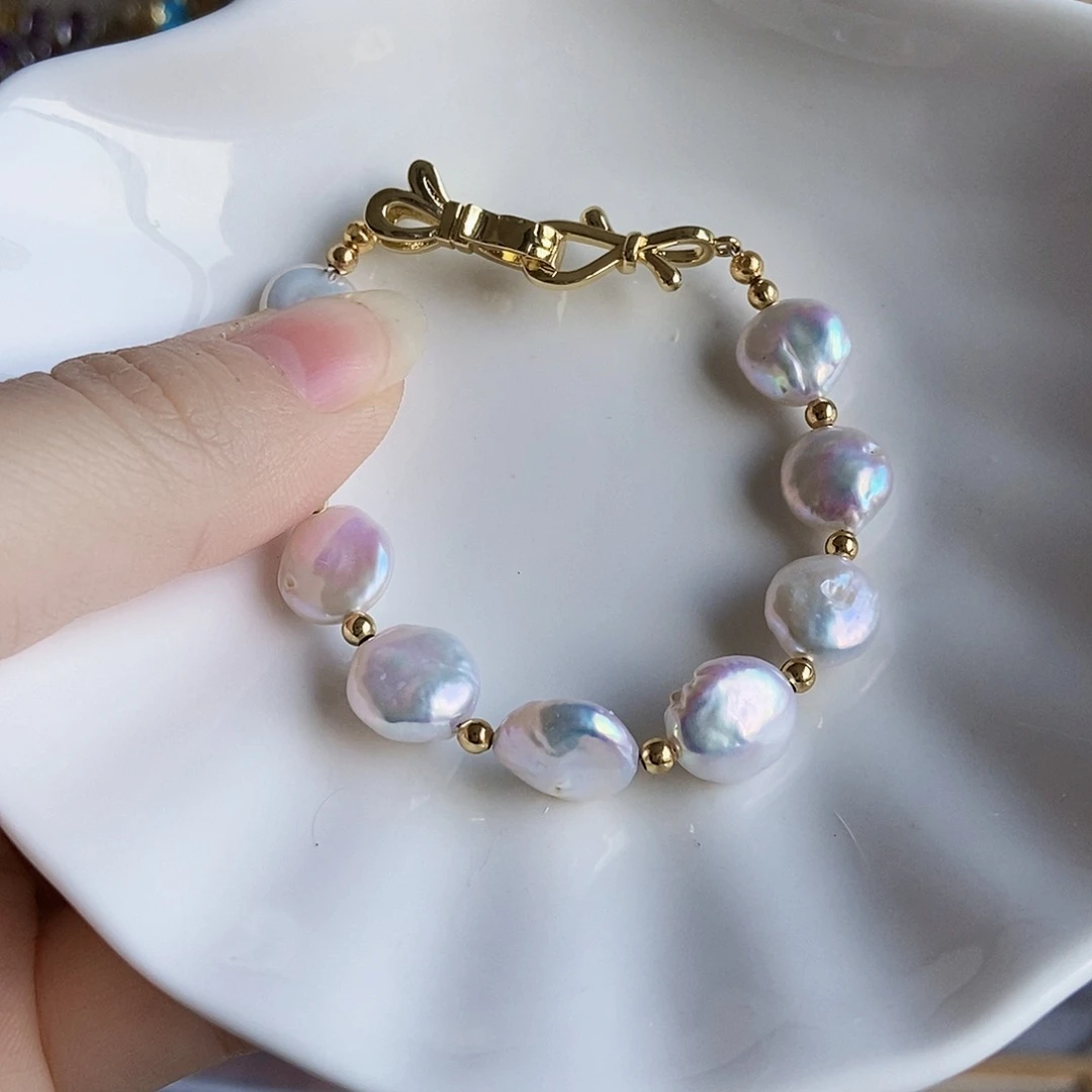 淡水珍珠吊坠(不含链)合金特价手链1134