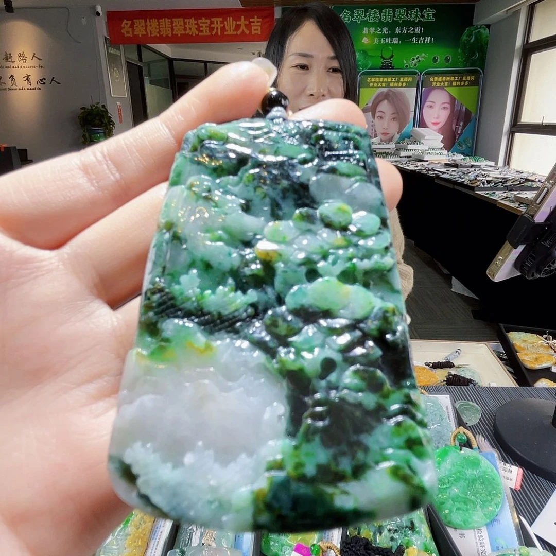 颈饰未镶嵌翡翠翡翠