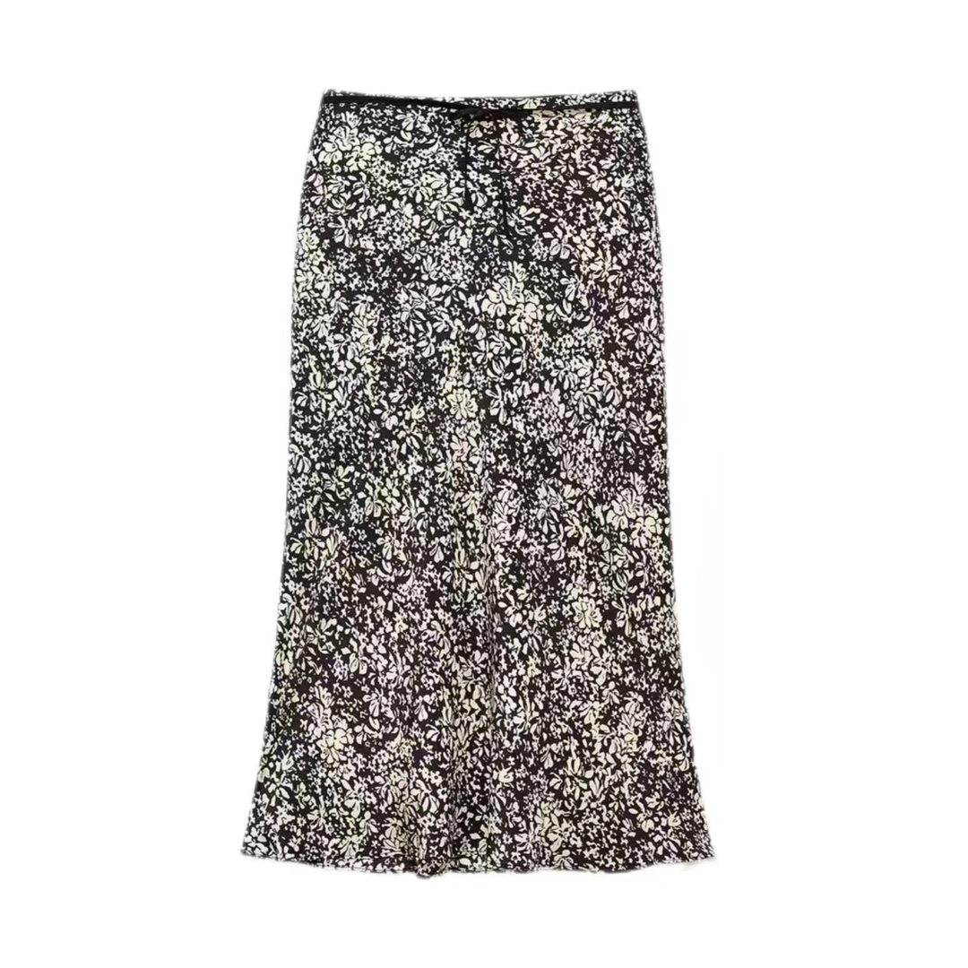 SENSE 25年  印花A字半身裙