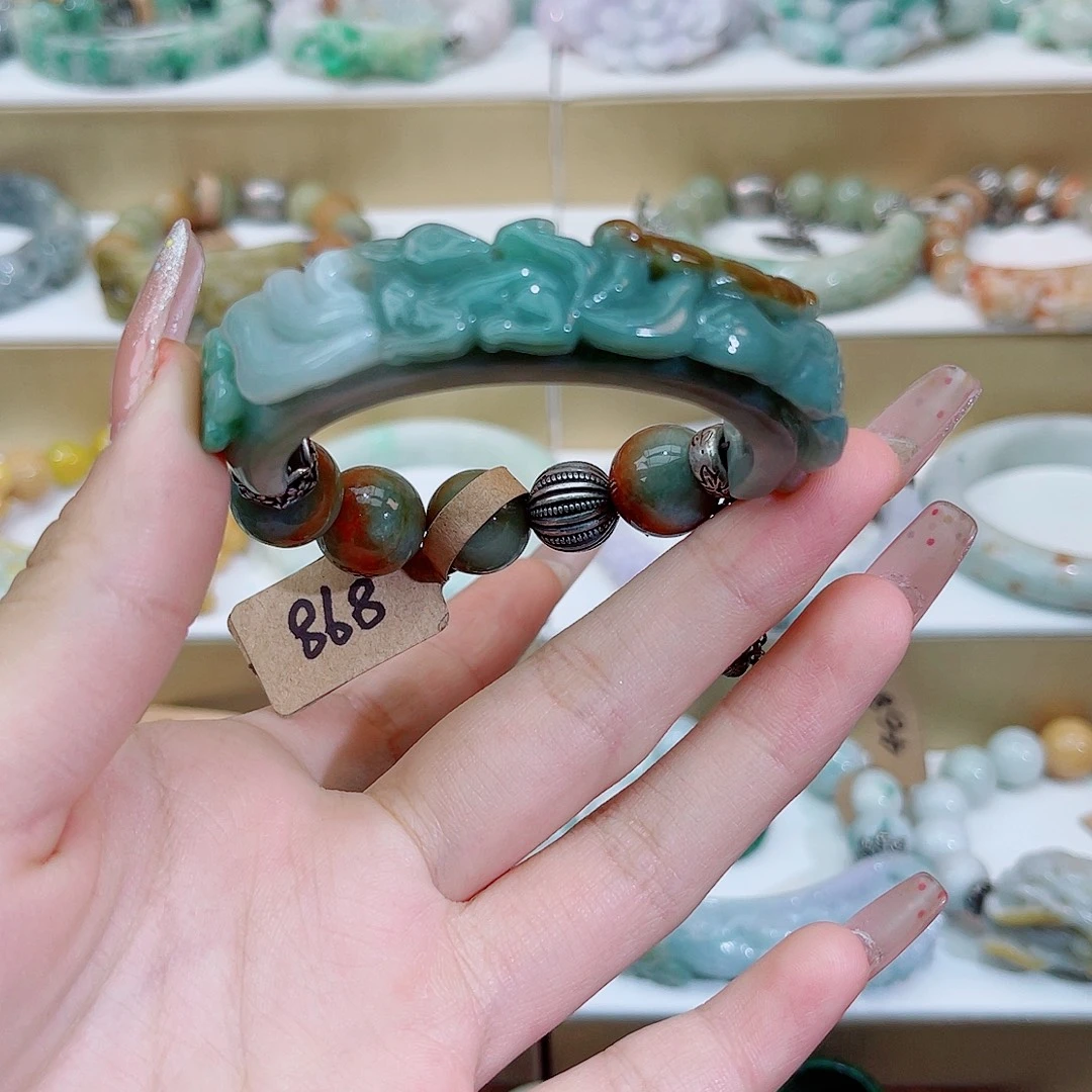 嘚***邓翡翠未镶嵌手链手链