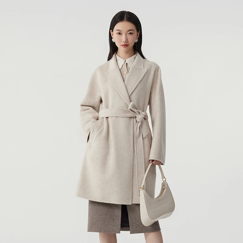 【力力淘专属】BADINA毛呢外套134A133