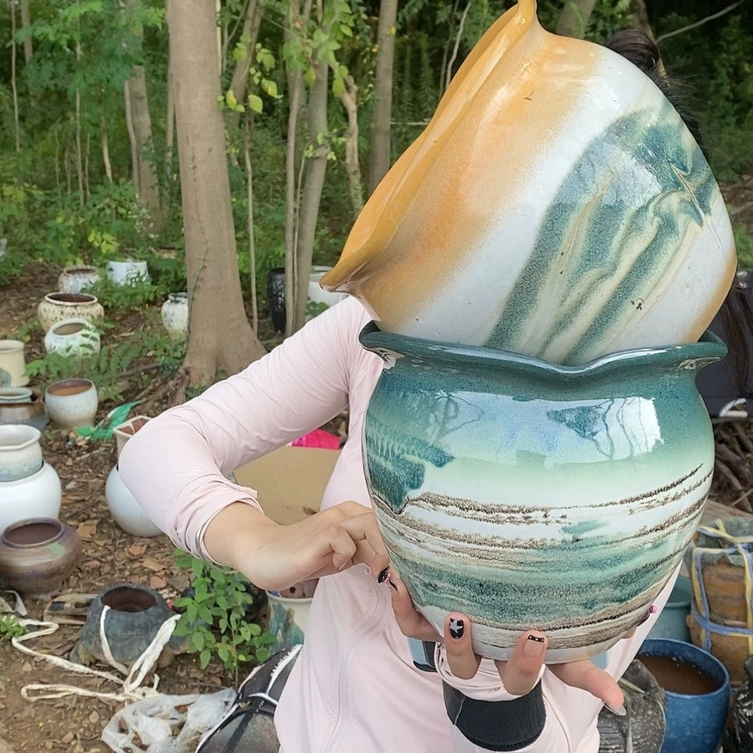 紫砂花盆正品20/18