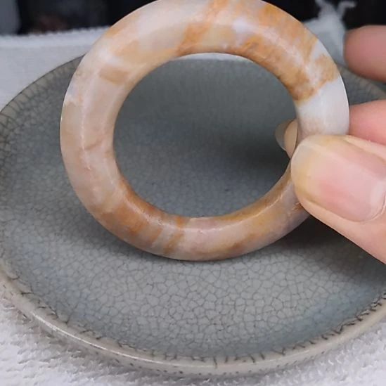 摆件开片瓷器瓷片摆件
