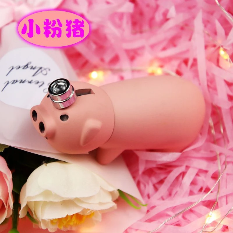 【新疆北京包邮】奇葩搞怪网红小猪打火机个性卡通充气网红打火机