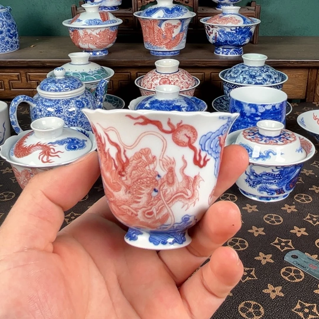 瓷片自成堂景德镇手工手绘