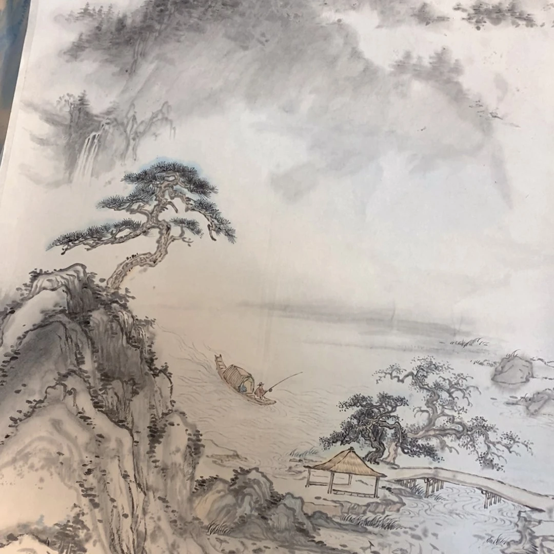 国画琴**叠书画作品欣赏？书画