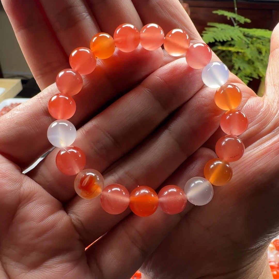 南红玛瑙未镶嵌9➕多宝手串