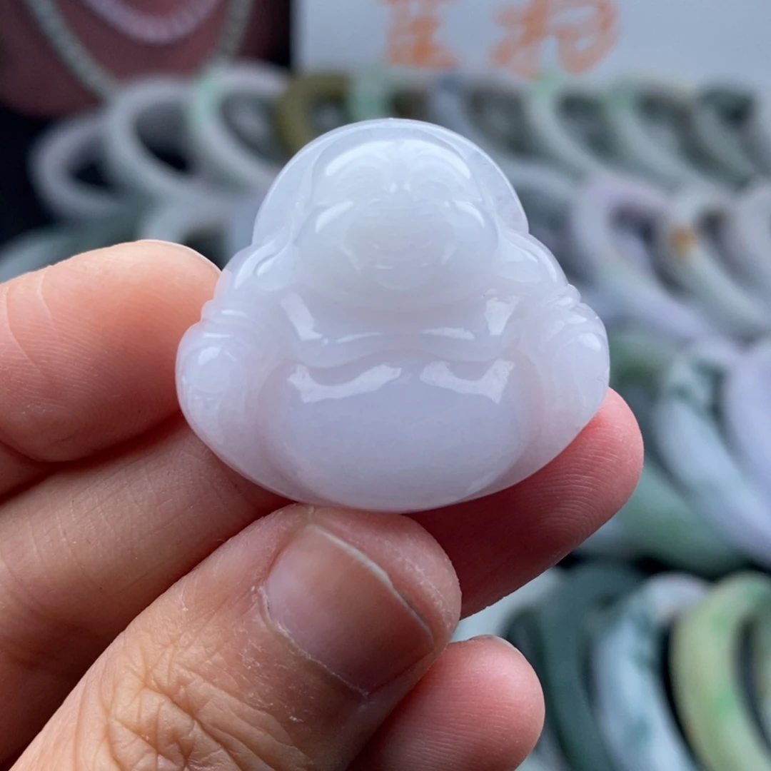 翡翠颈饰未镶嵌佛公