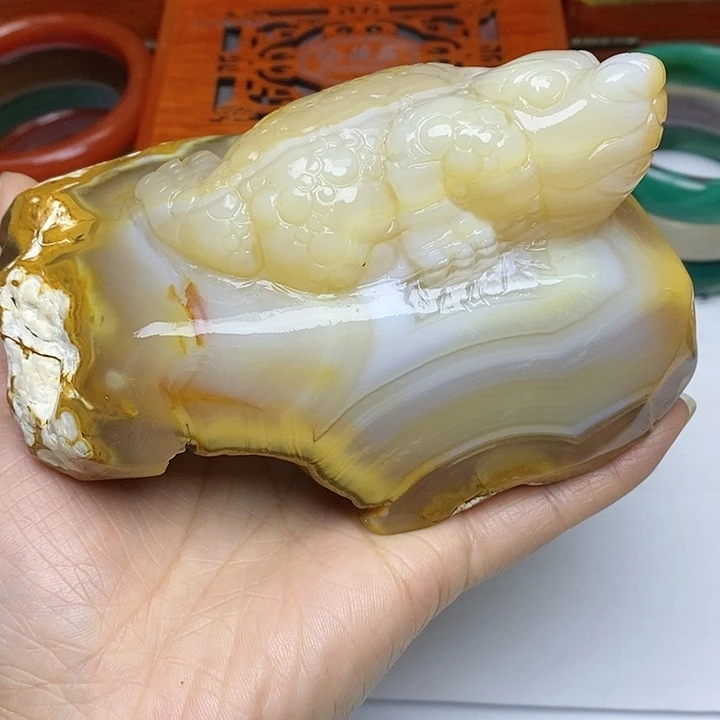 未镶嵌手把玛瑙/玉髓