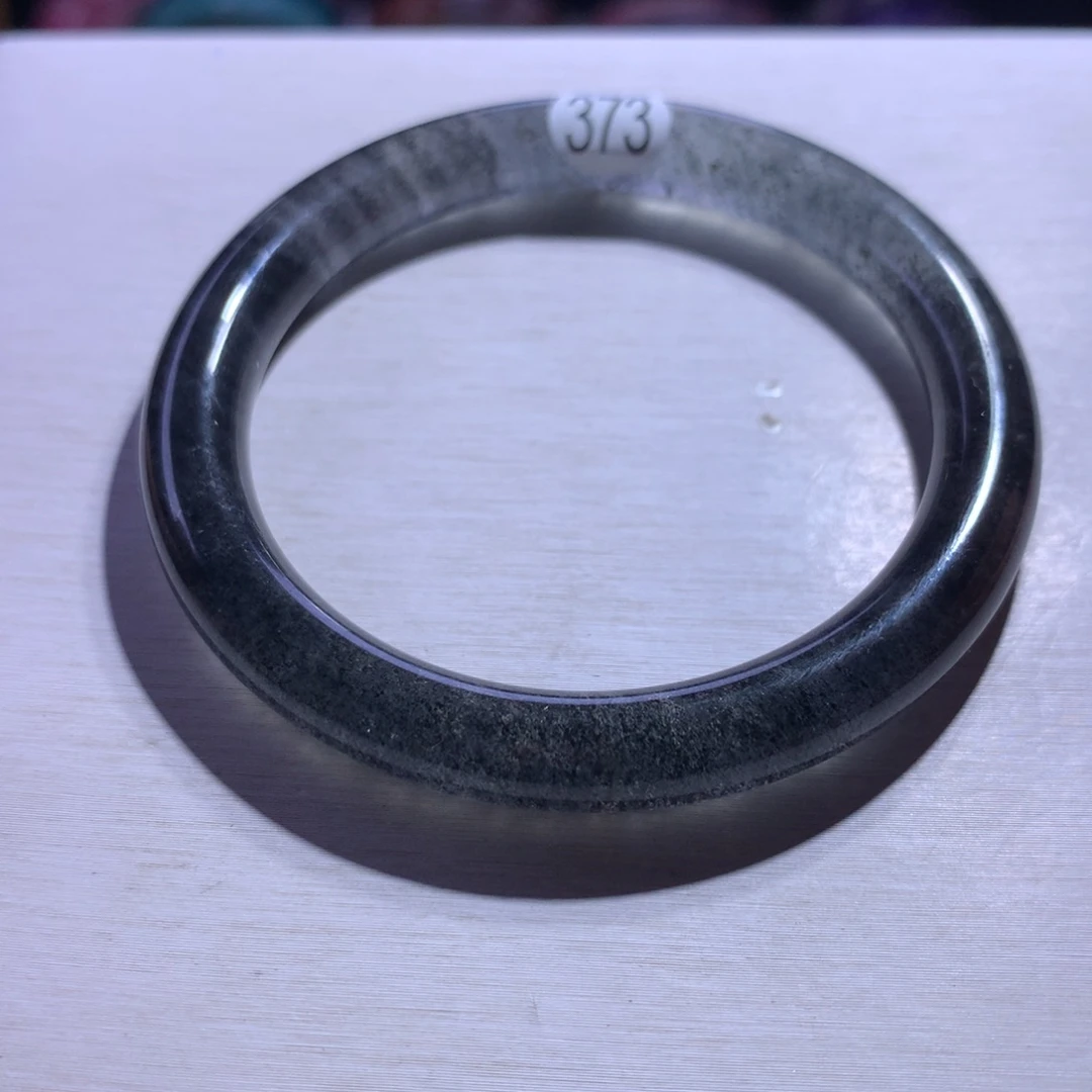 银S925镶嵌手镯水晶黑草莓50.9圈373