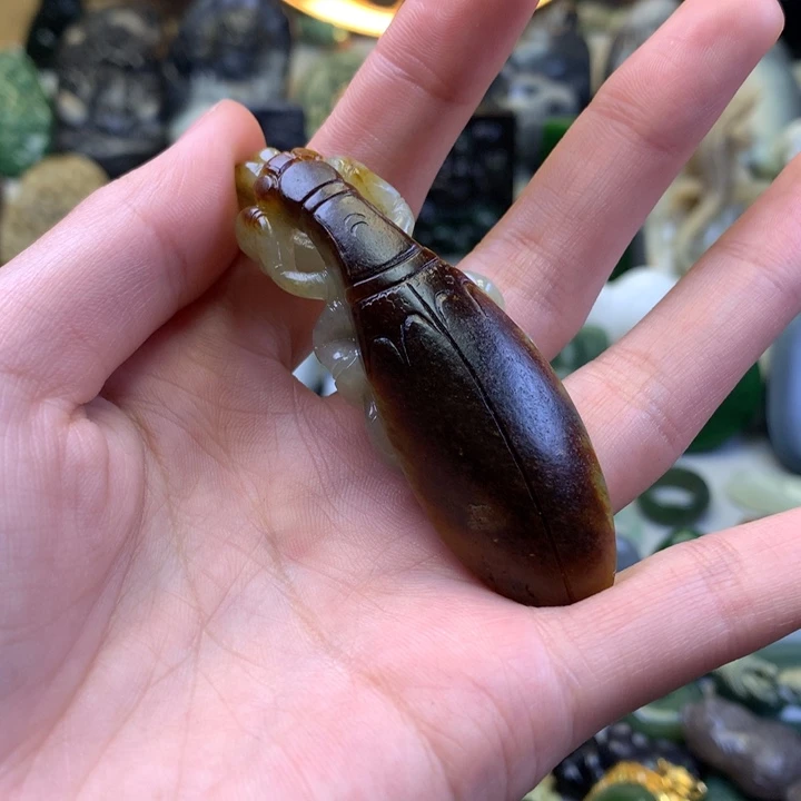 和田玉颈饰未镶嵌吉*果