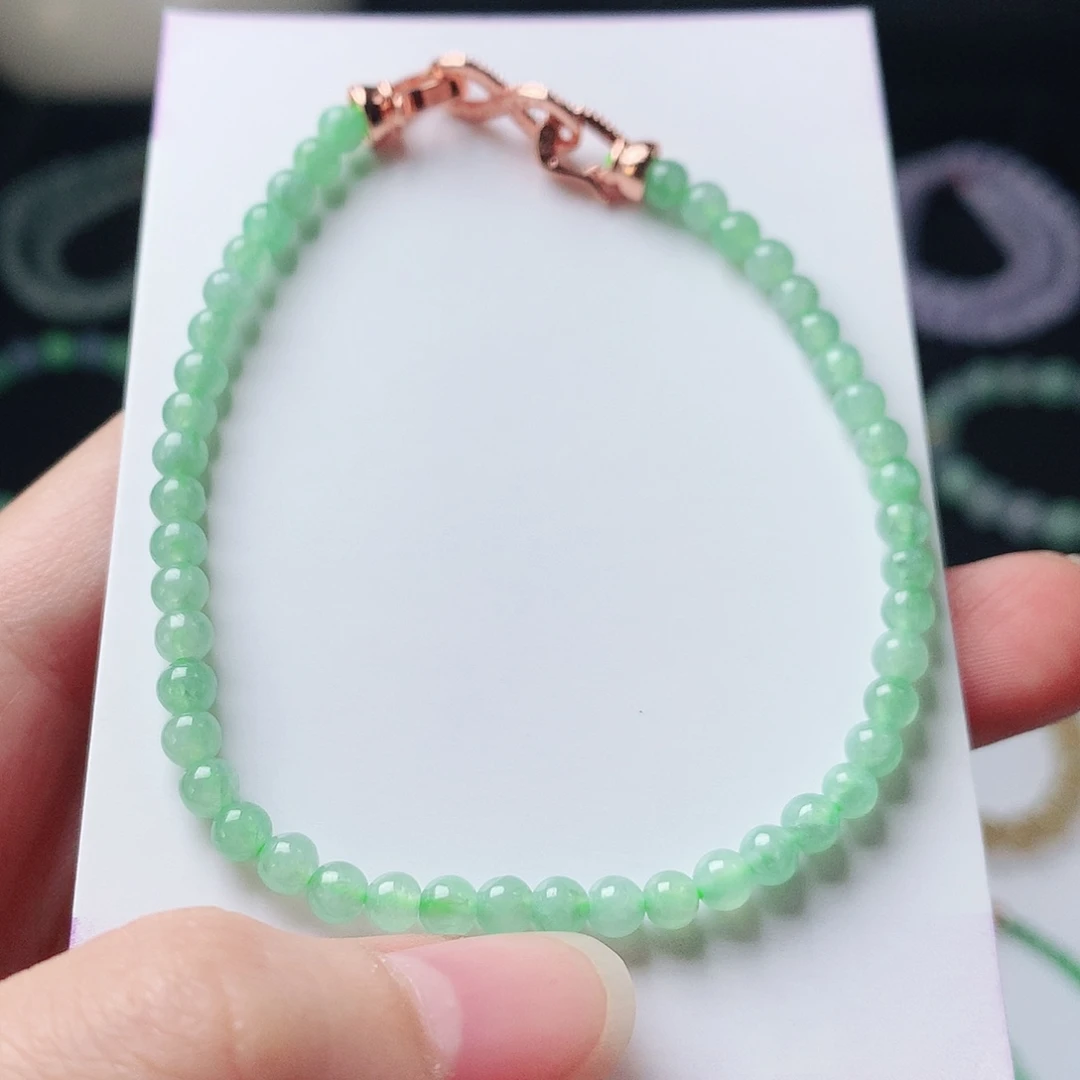 翡翠未镶嵌手链翡翠