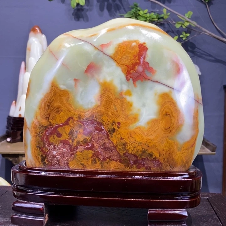 石材精品古青石摆件