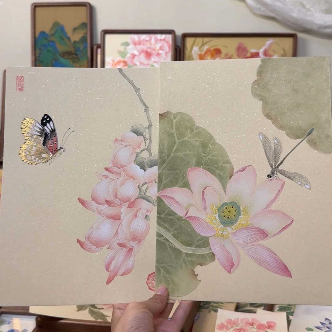 两张a4花卉定制lian j