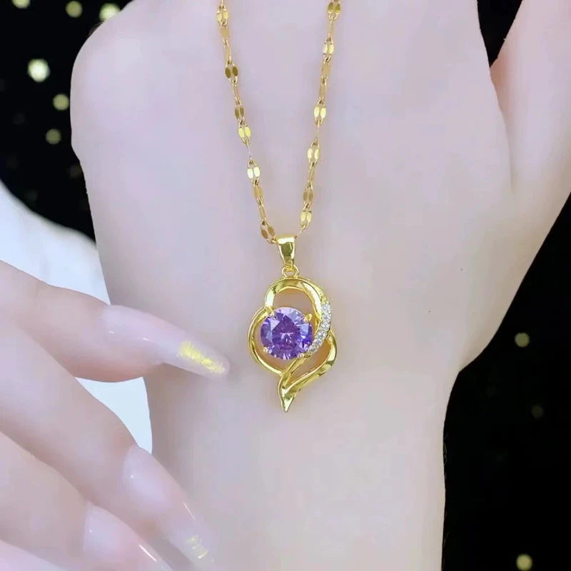 【高品质】一见倾心项链春夏女款时尚轻奢锁骨链百搭高级感礼品套组