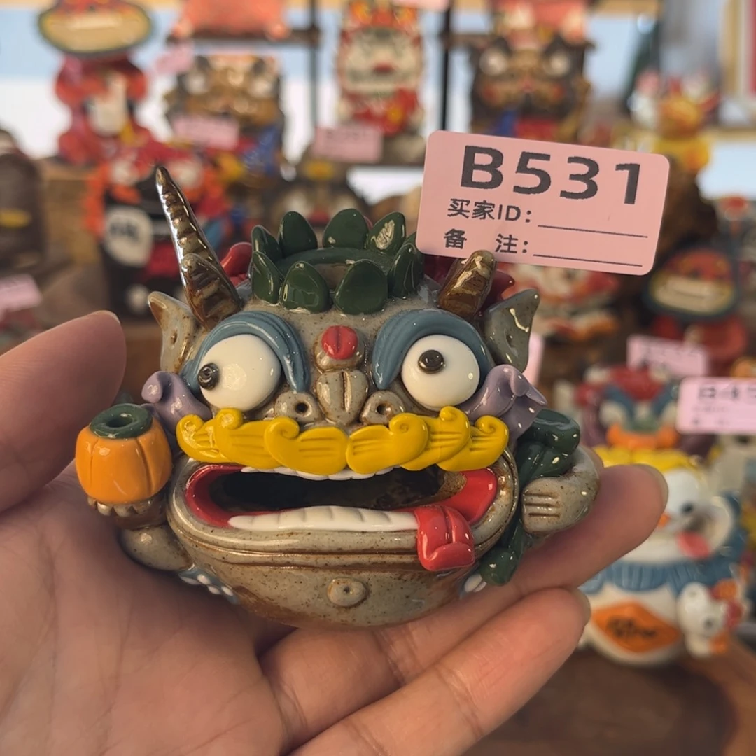 泥塑纯手工茶宠摆件