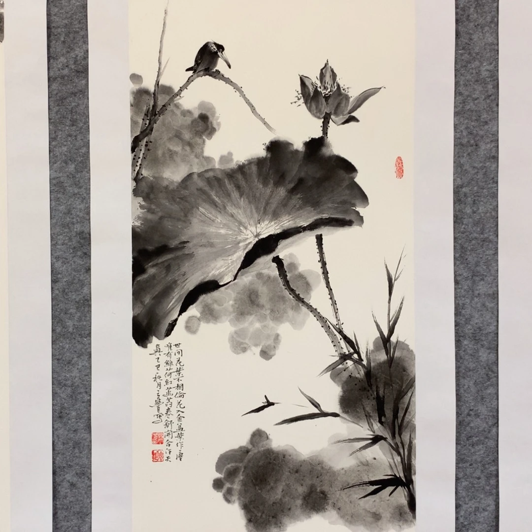 国画花鸟作品写意