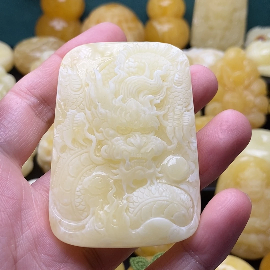 琥珀颈饰未镶嵌琥珀蜜蜡吊坠