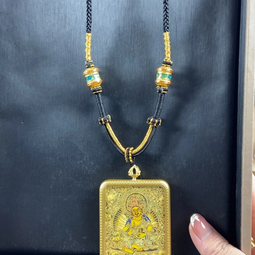 吊坠旋***胖美丽的唐卡结缘