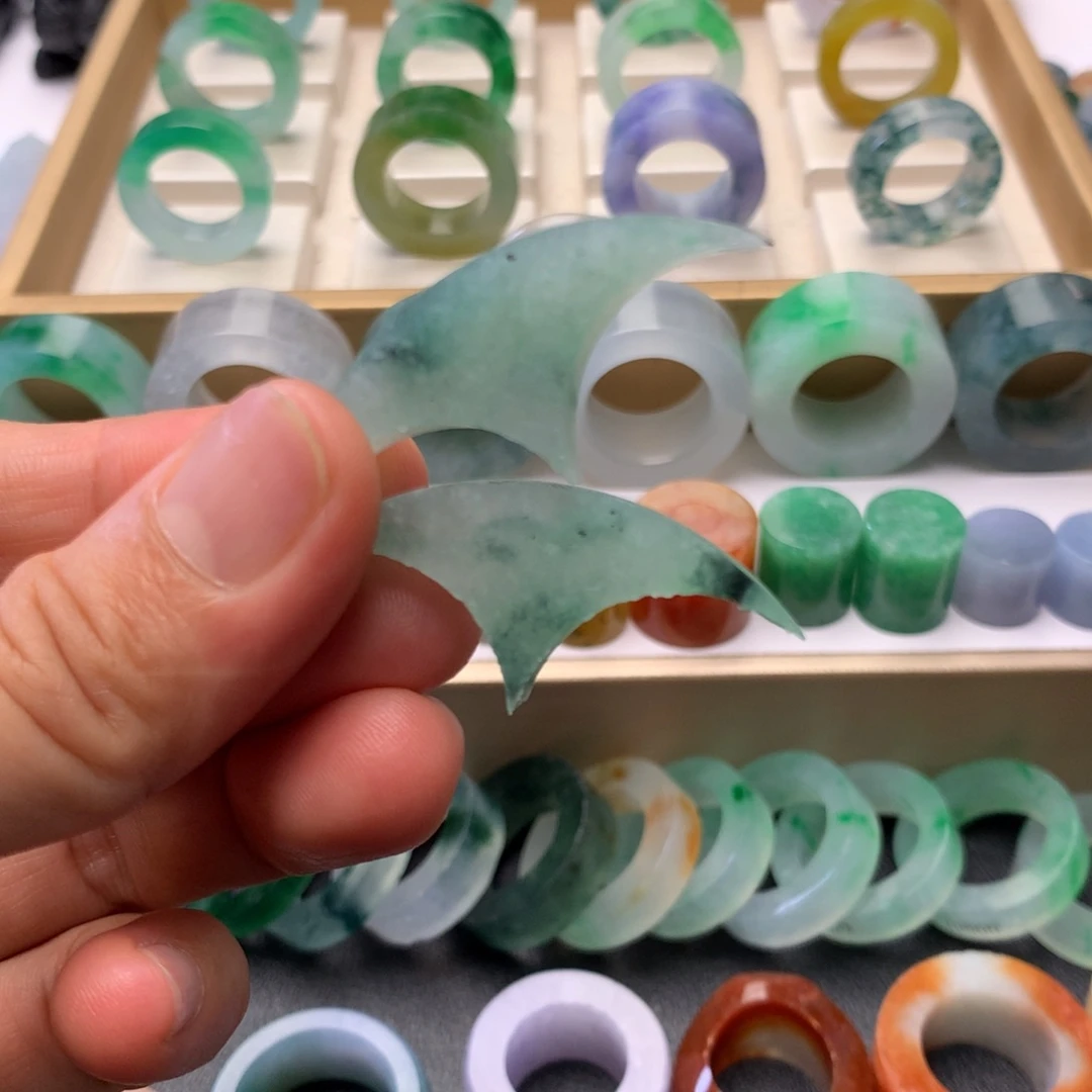 定制翡翠翡翠戒指未镶嵌翡翠