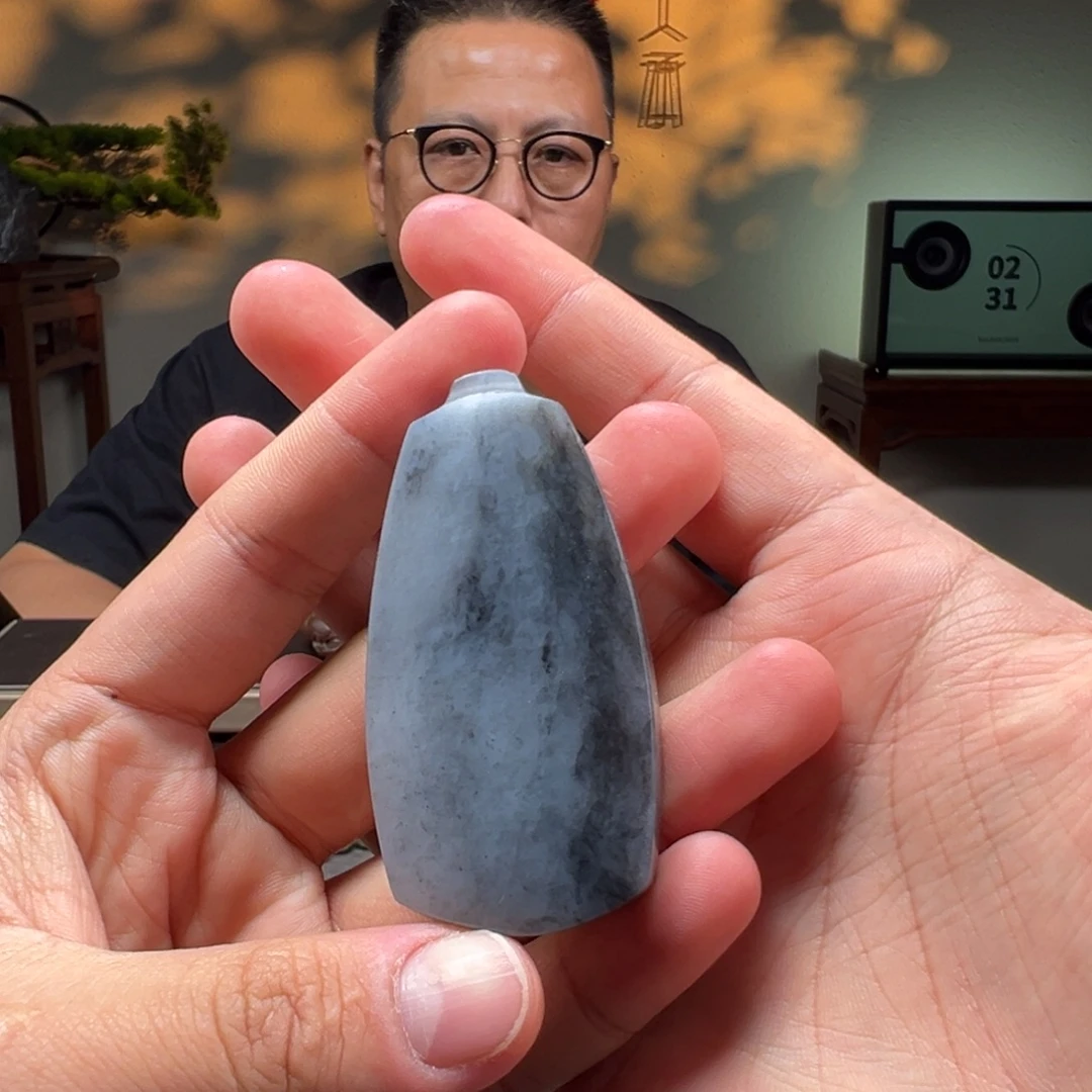 和田玉未镶嵌手链（炸）青花