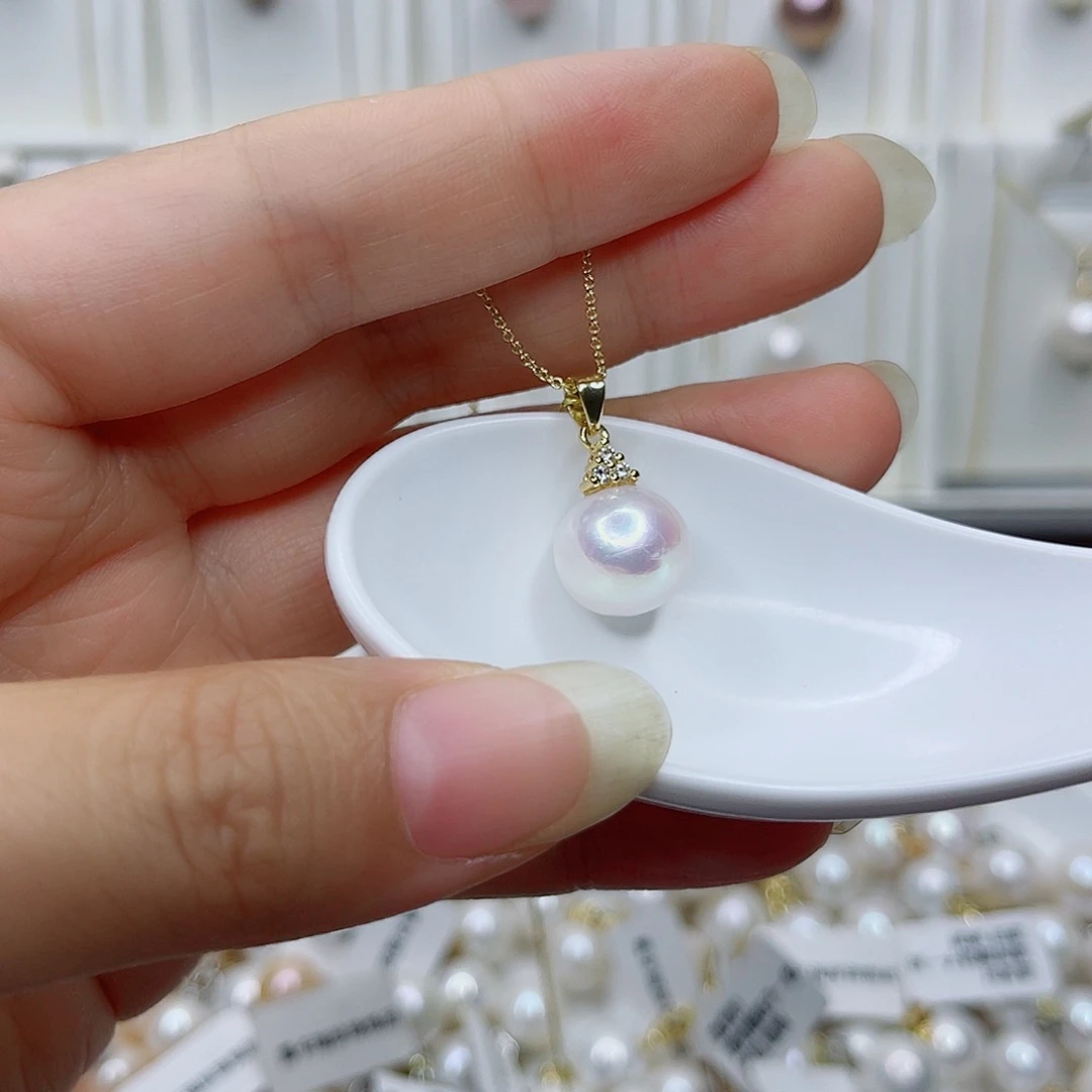 淡水珍珠合金吊坠(赠链)